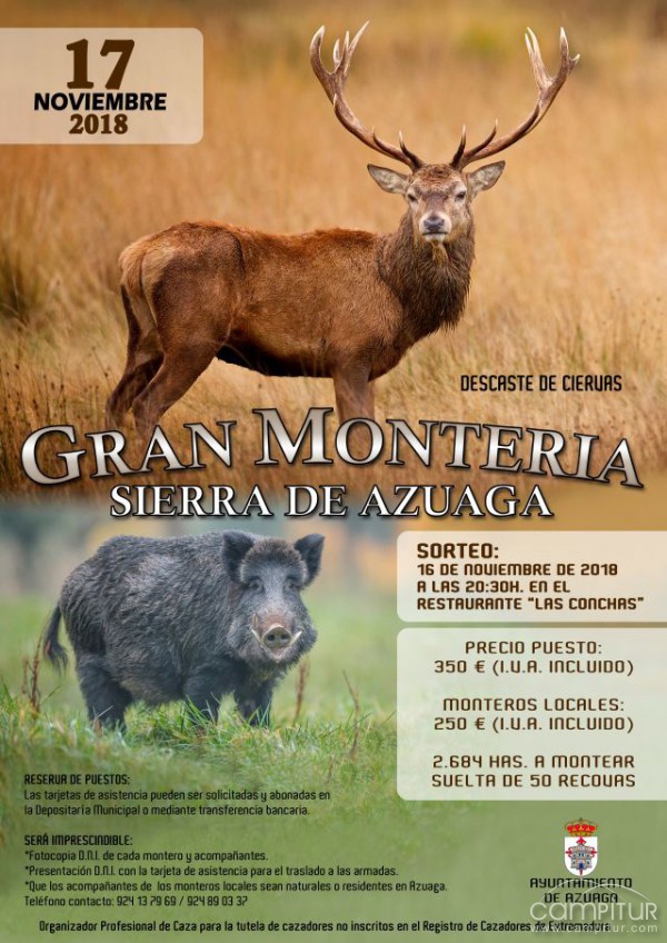 Gran Montería Sierra de Azuaga 2018 