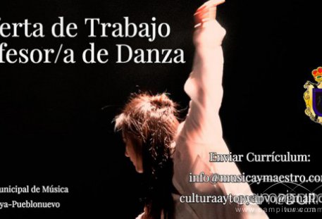 Se necesita profesor/a de Danza para Peñarroya-Pueblonuevo 