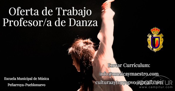 Se necesita profesor/a de Danza para Peñarroya-Pueblonuevo 