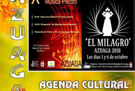 Agenda Cultural Octubre Azuaga 