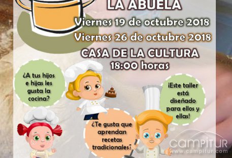 Taller Infantil la Cazuela de la Abuela en Granja 