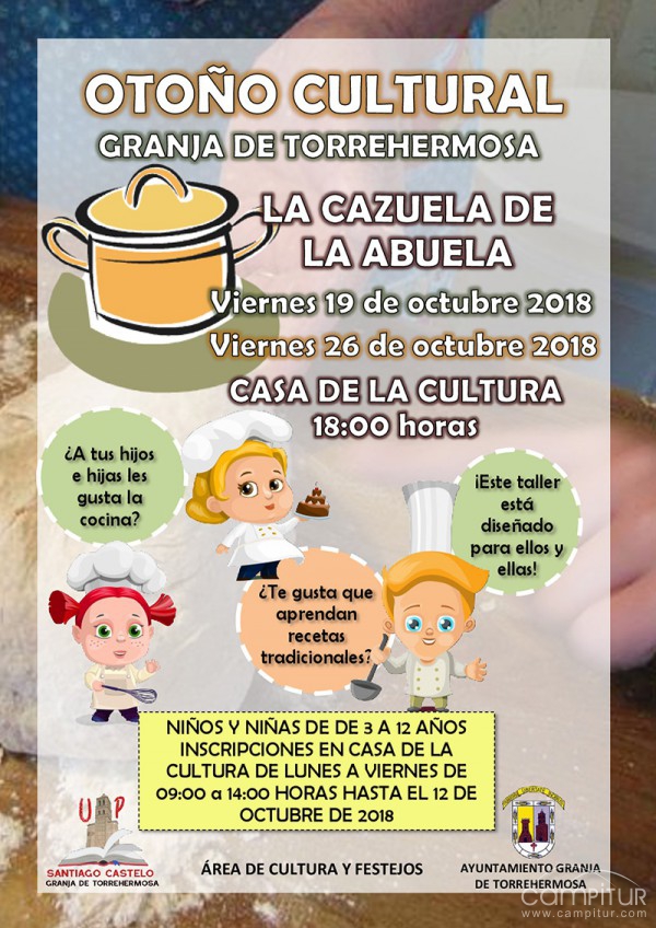 Taller Infantil la Cazuela de la Abuela en Granja 