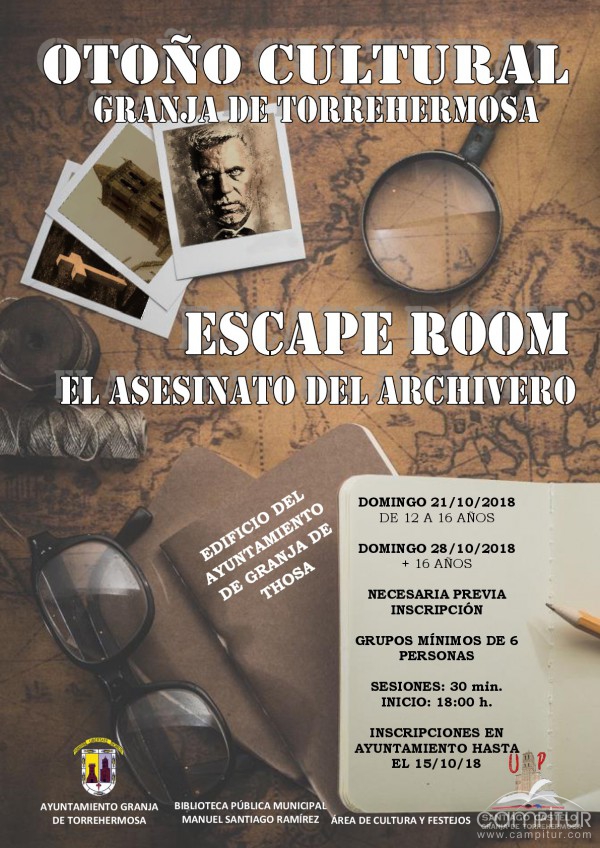 Escape Room “El asesinato del archivero” 