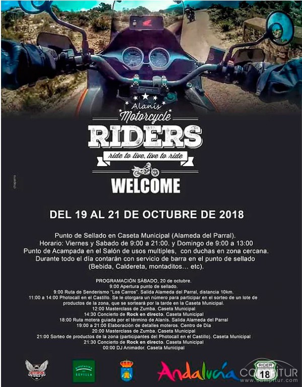 Alanís, único punto de sellado de la provincia para el Rider Andalucía 2018 