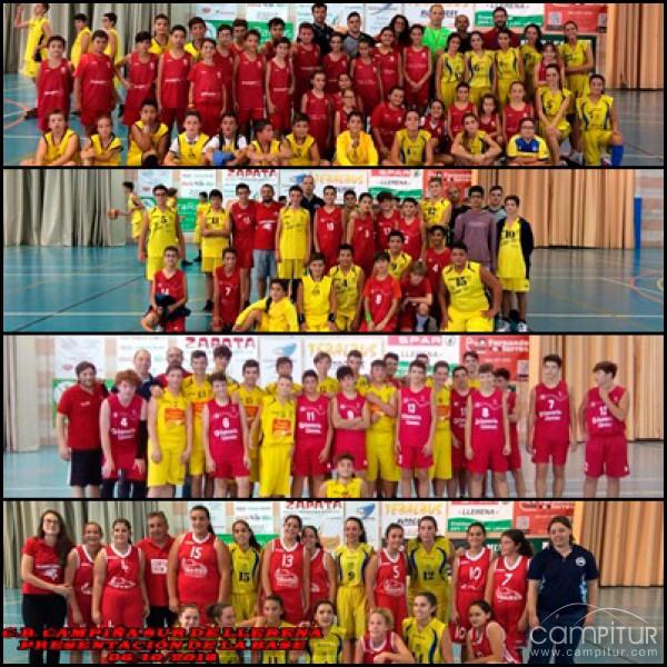 C.B. Campiña Sur de Llerena presentó los equipos de la Base 