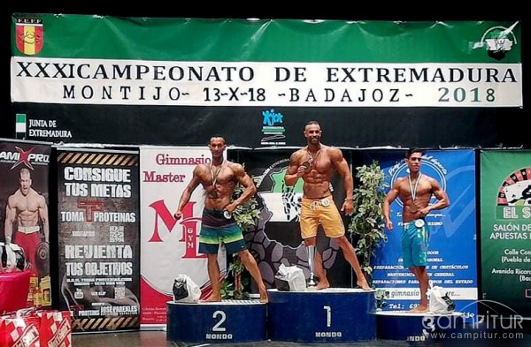 El granjeño Josué Santos campeón de Extremadura de Físicoculturismo y Fitness 2018