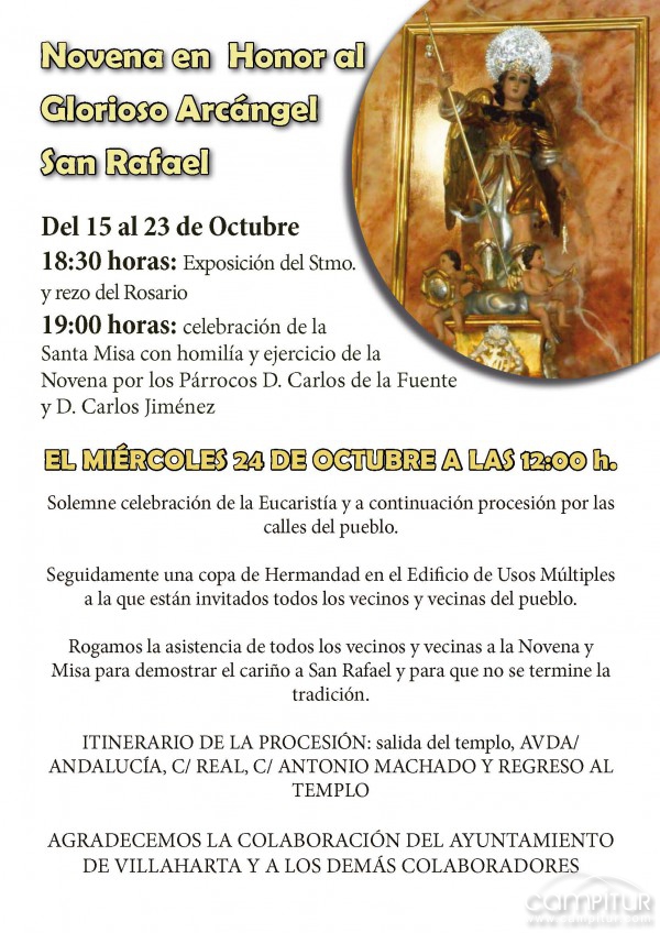 Villaharta celebra San Rafael  