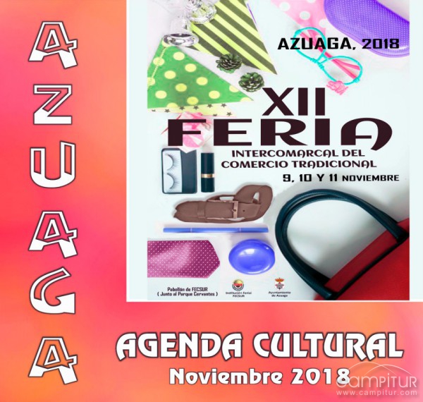 Agenda Cultural mes de noviembre en Azuaga 