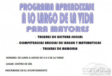 Programa Aprendizaje a lo largo de la Vida para Mayores en Retamal de Llerena 