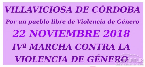 IV Marcha contra la Violencia de Género en Villaviciosa de Córdoba 