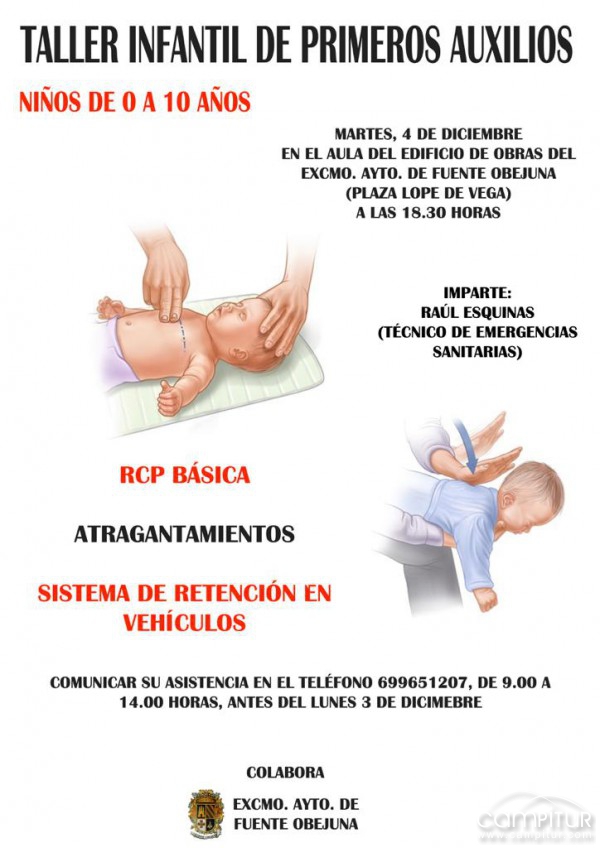 Taller de Primeros Auxilios Infantiles en Fuente Obejuna 