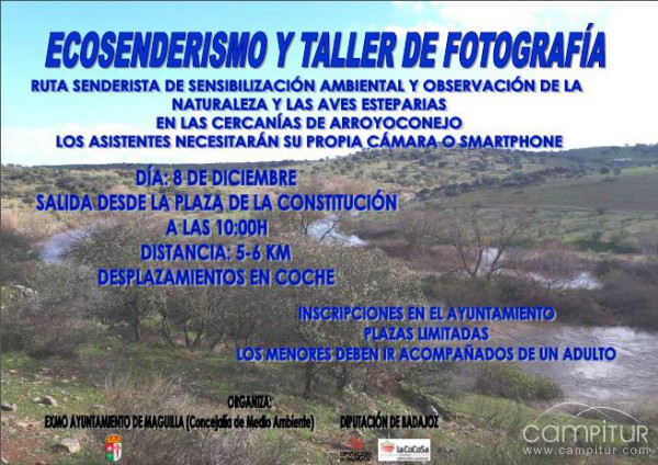 Ecosenderismo y Taller de Fotografía en Maguilla 