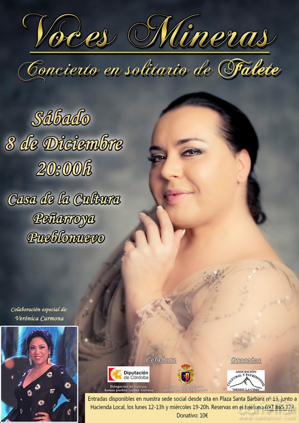 Voces Mineras “Concierto de Falete y Verónica Carmona” 