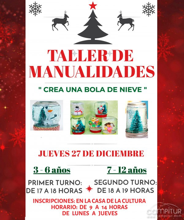 Taller de Manualidades “Crear una Bola de Nieve” 