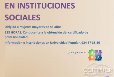 Curso de Atención Sociosanitaria a Personas Dependientes en Llerena