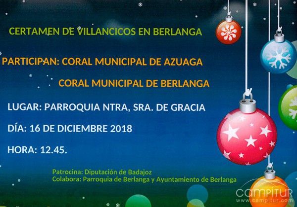 Certamen de Villancicos en Berlanga 