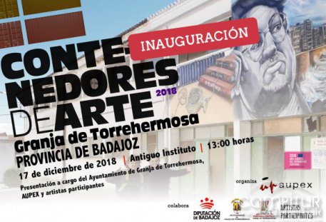Inauguración Contenedor de Arte de Granja de Torrehermosa 