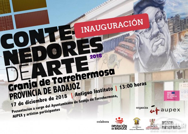 Inauguración Contenedor de Arte de Granja de Torrehermosa 