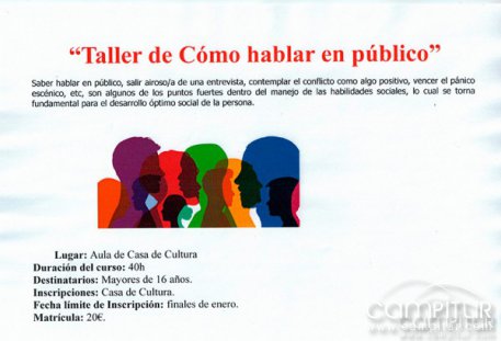 Taller “Cómo hablar en público” en Berlanga 