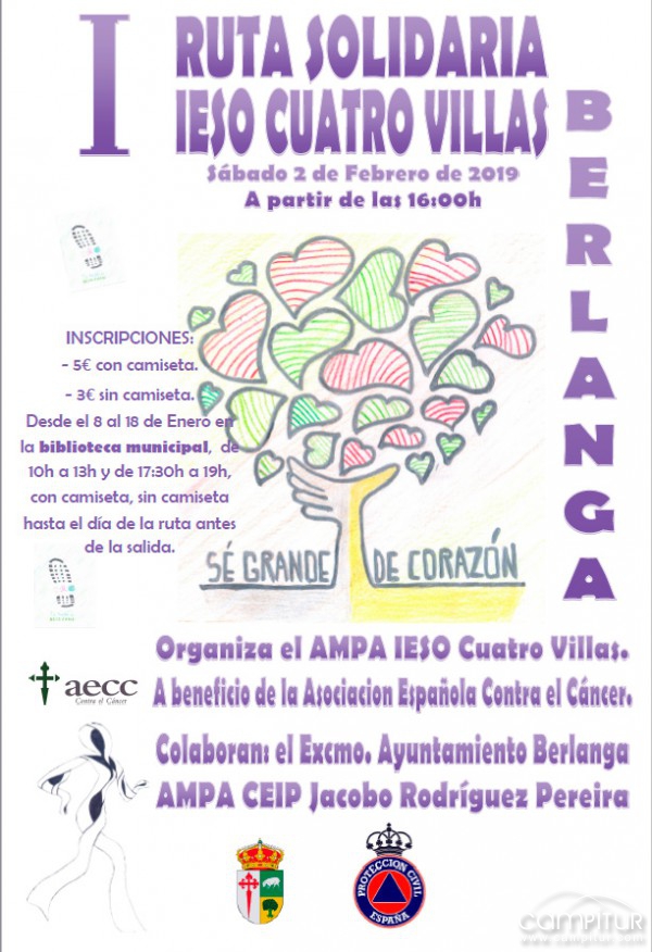 I Ruta Solidaria IESO Cuatro Villas de Berlanga 