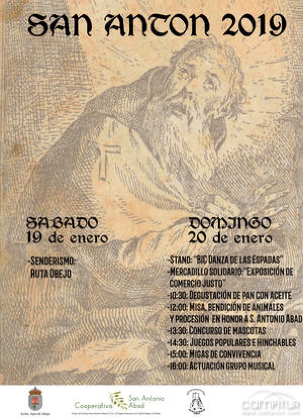 San Antón 2019 en Obejo 
