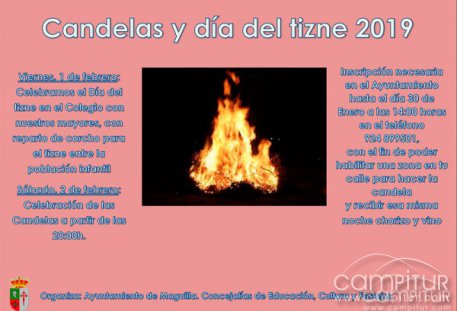 Candelas y Día del Tizne en Maguilla 