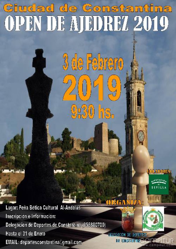 Open de Ajedrez Ciudad de Constantina 2019 