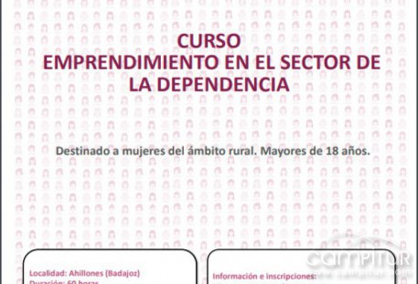 Curso Emprendimiento en el Sector de la Dependencia en Ahillones 