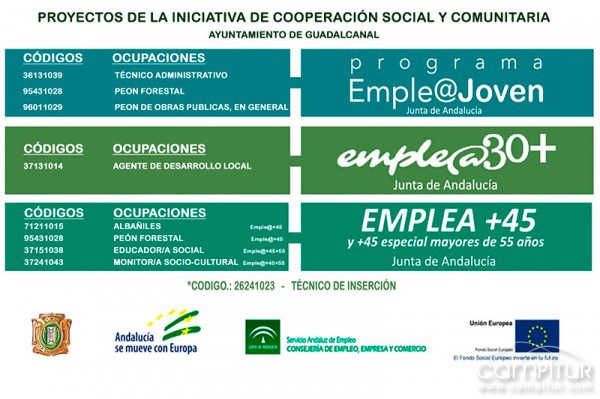 El Ayuntamiento de Guadalcanal contratará a 10 personas desempleadas 