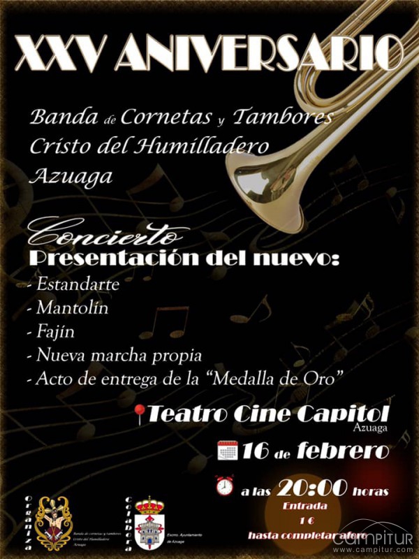 XXV Aniversario de la Banda de CC y TT Cristo del Humilladero de Azuaga 