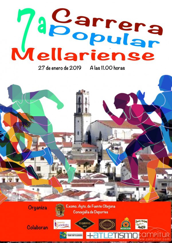 Unas 200 personas corrieron la VII Carrera Popular Mellariense 