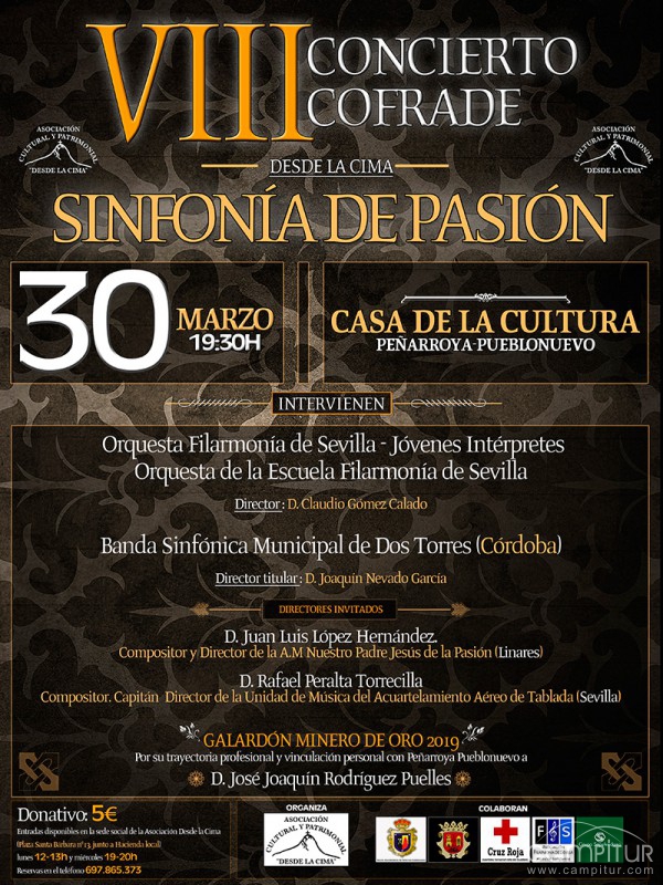 VIII Concierto Cofrade Desde la Cima “Sinfonía de Pasión”   