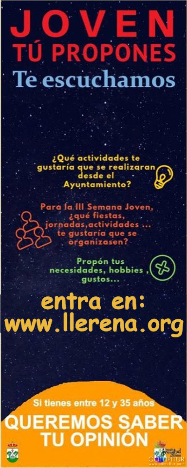 Joven, tú propones 
