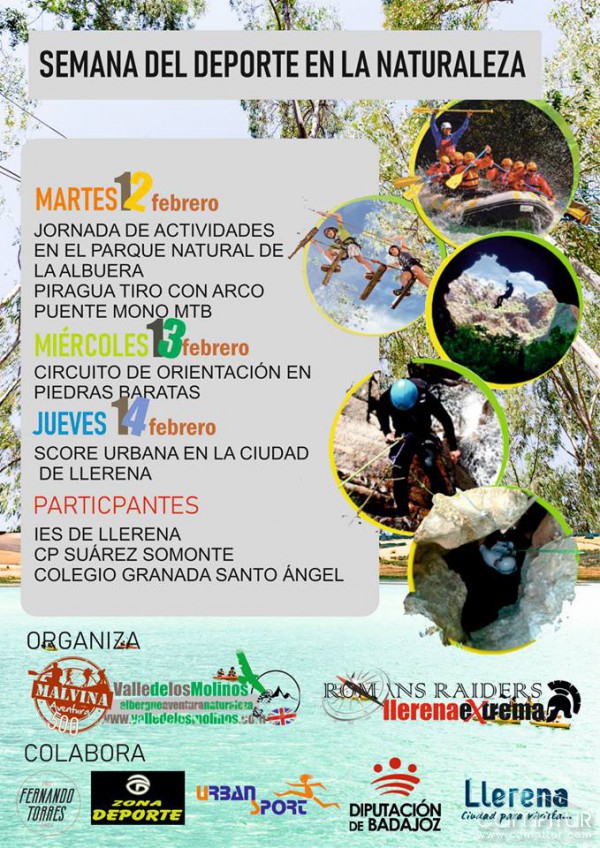 I Semana del Deporte en la Naturaleza en Llerena 
