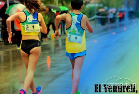 Ana Pulgarín y Mario Lara en el Campeonato de España de Marcha por Federaciones  