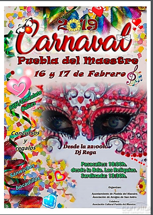 Carnaval 2019 en Puebla del Maestre 