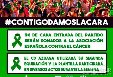 El CD Azuaga juega contra el cáncer 