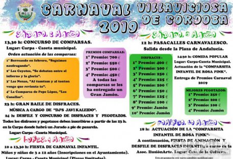 Carnaval 2019 en Villaviciosa de Córdoba