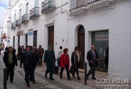 La delegada de Gobierno en Extremadura visitó Llerena 