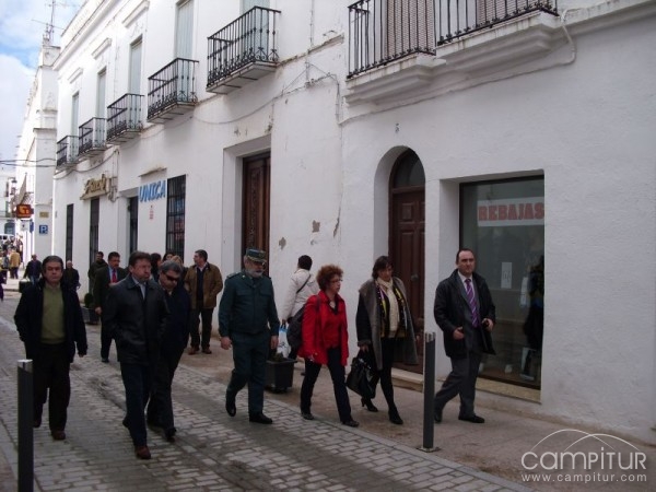 La delegada de Gobierno en Extremadura visitó Llerena 