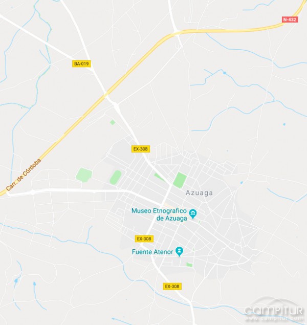 Accidente de tráfico en Azuaga