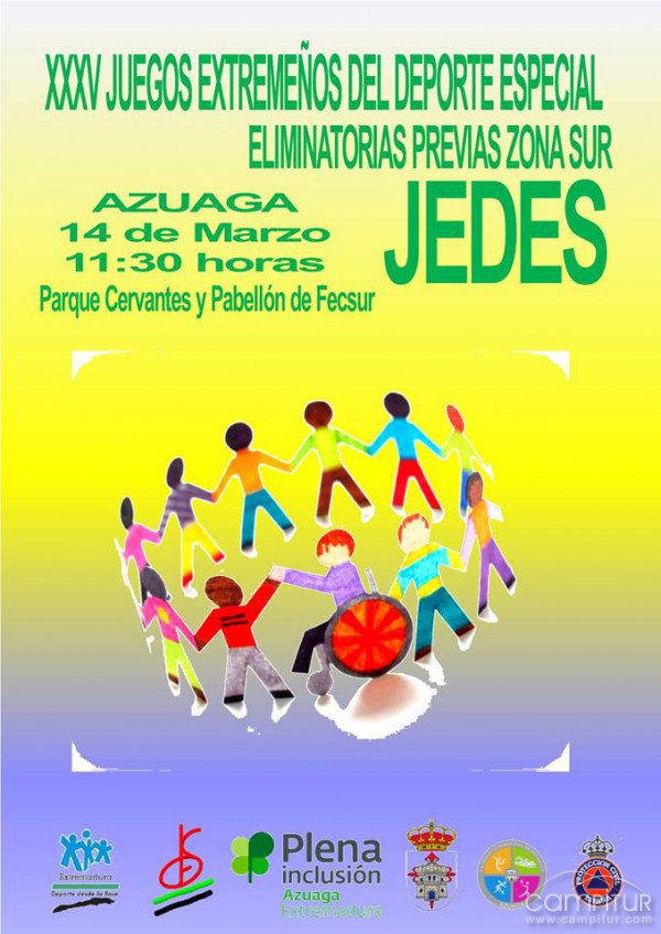 Los Jedes llenarán el Parque Cervantes de Azuaga de grandes deportistas 