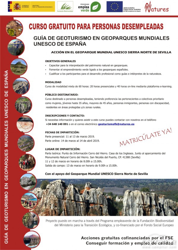 Curso Gratuito para personas desempleadas 