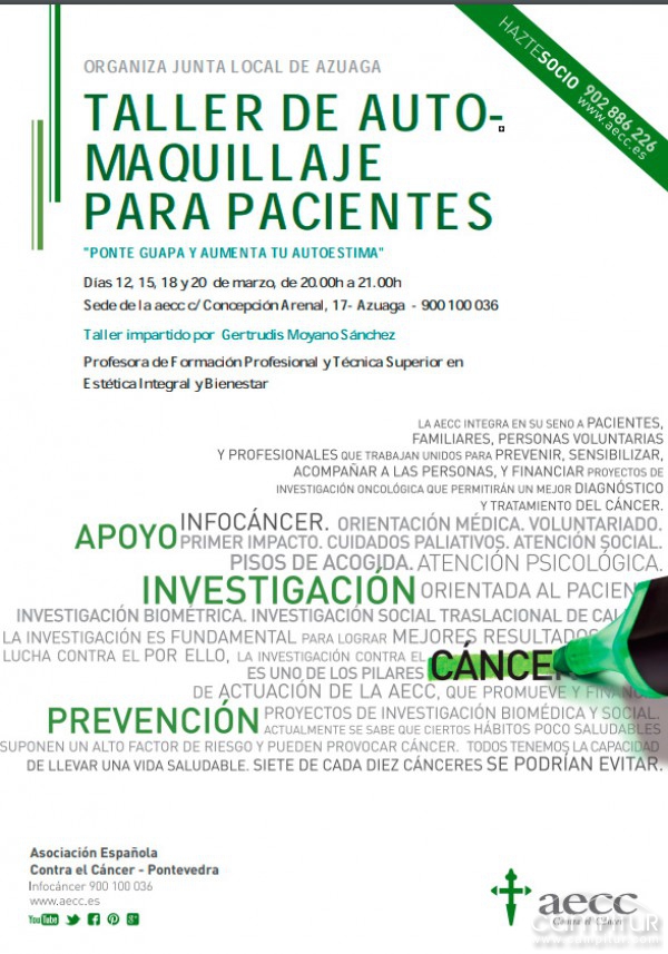 Taller de Automaquillaje en Azuaga 