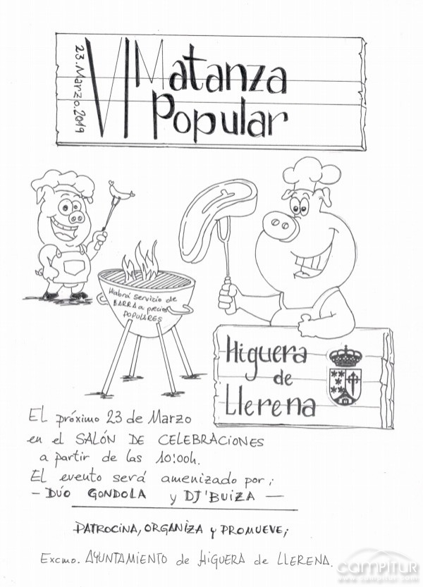VI Matanza Popular en Higuera de Llerena 