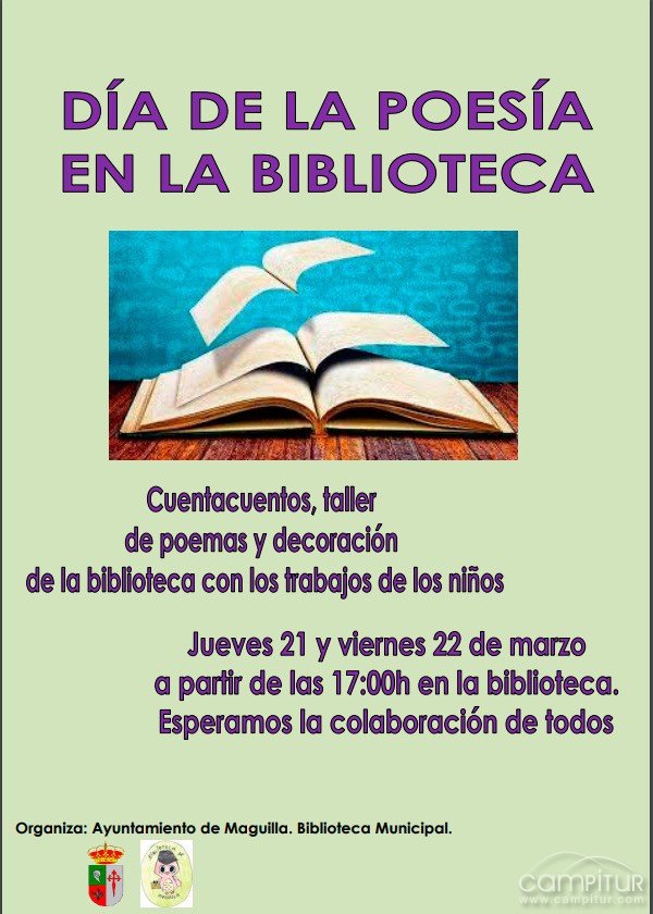 Día de la Poesía en la Biblioteca de Magilla 