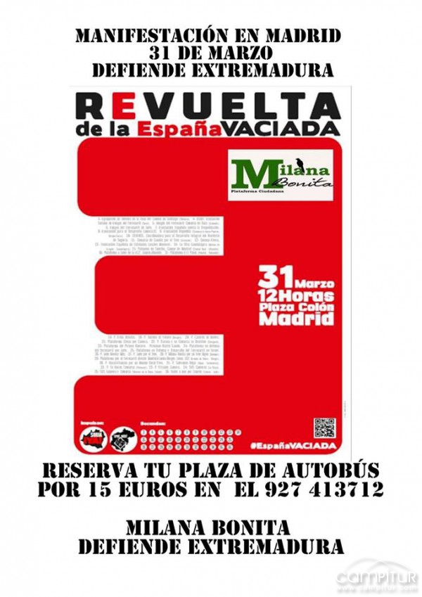 Milana Bonita con “Extremadura también existe” 
