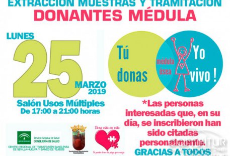 Más de 40 voluntarios para donar médula ósea en Constantina 