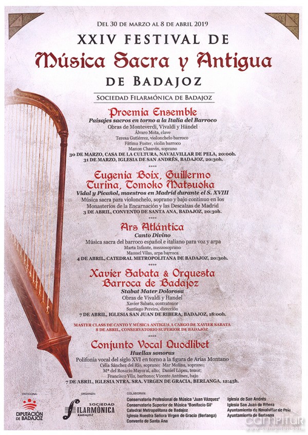 Berlanga acoge un concierto de Música Sacra en directo 