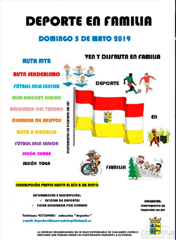 V Jornada Deporte en Familia en Villanueva del Rey 